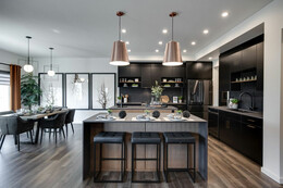 Amazing kitchen in the Catalina showhome by Bedrock Homes in College Woods at Lakeview.