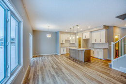 The Seville model home by Bedrock Homes in Red Deer.